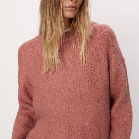 Zara STRAIGHT KNIT SWEATER - Picture 6 of 10
